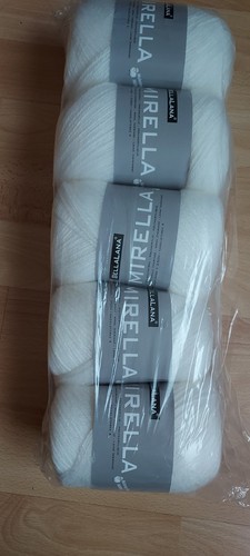 Wollpaket 500g weiß bella - weiß,,