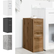 Badschrank Schmal mit Rollen