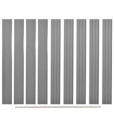 9x Ersatz Zaunbrett WPC