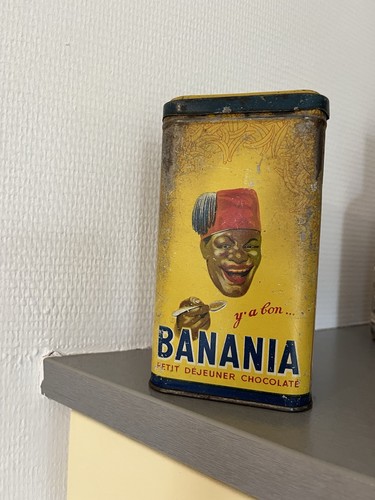 Alte banania blechdose - alte,