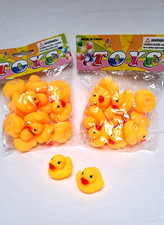 Restposten 48 x gelbe Mini Badeenten 3 cm, Mitgebsel Kindergeburtstag Give Away