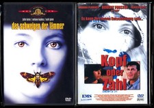2 DVDs★Robert Forster•KOPF ODER ZAHL-DVD + DAS SCHWEIGEN DER LÄMMER-DVD★S. GUT★
