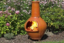 Großer original Mexico Terrassenofen Aztekenofen Inkaofen aus Terrakotta