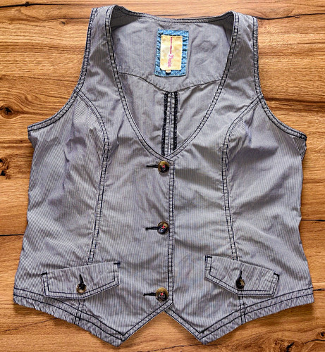 Tom tailor damen weste - weste, blau