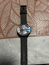 Diesel Herrenuhr Armbanduhr DZ 4500 Chronograph Edelstahl Schwarz