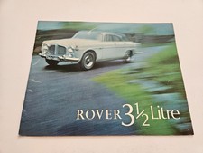ROVER P5 3,5 LITER COUPE LIMOUSINE VERKAUFSPROSPEKT 1968 1969