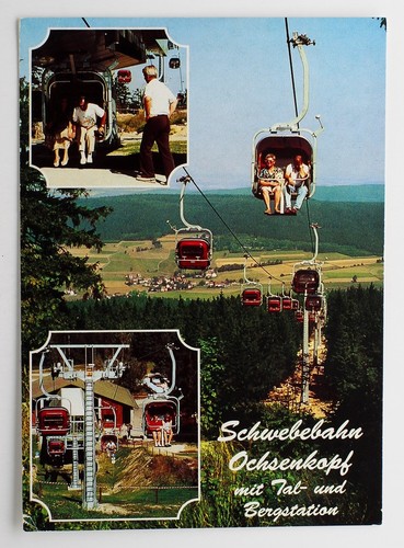 Postkarte schwebebahn - ak, –