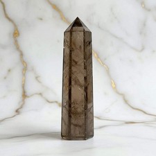 Rauchquarz obelisk - rauchquarz,