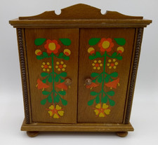 Puppenhaus- Möbel Kommode Holz, handbemalt, handgefertigt Vintage Germany