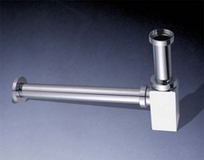 DESIGNER SIFON | EDLES MESSING | ECKIG | GERUCHSSCHUTZ | DESIGN SYPHON | SIPHON