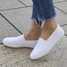 Damen Sneakers Ballerinas Stoffschuhe Flats Basic Slipper Freizeitschuhe Schuhe