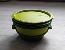 Tupper Dampfgarer grün Micro Gourmet mit Kochbuch