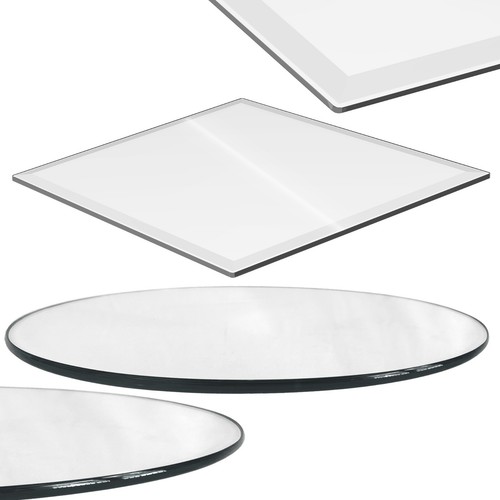 Glasplatte rund eckig esg - rund, &