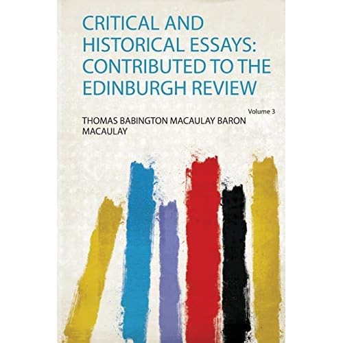 Critical and historical - historical, essays