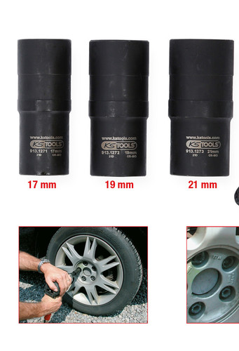 Tools ausdrehwerkzeuge 2 - ks, 1/2"