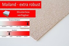 Steffensmeier Schlingen Teppichboden Mailand Meterware 1m 2m 3m 4m 5 m Breite