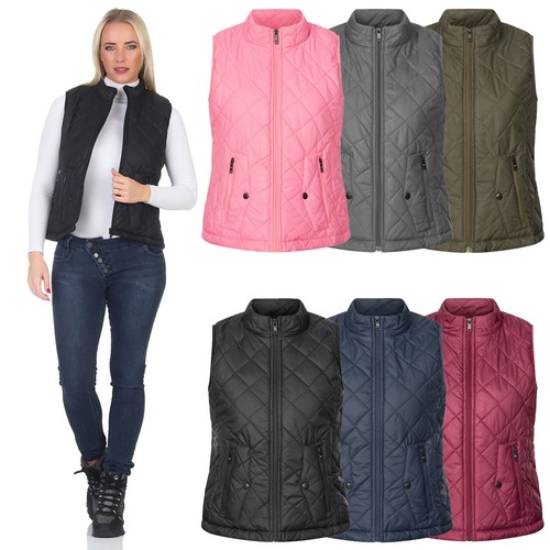 Damen weste steppweste - weste,