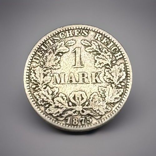 Silbermünze mark 1875 - 1, mark,