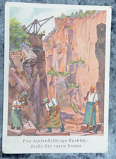 64495 AK Feldpostkarte  tausendjährigen Rochlitz Sachsen 1936 Stadt Roten Steine