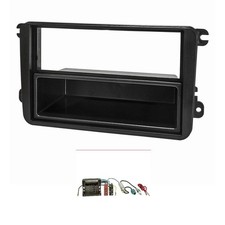 Radioblende Set passt für VW Golf 5 6 Touran Passat Caddy EOS Skoda Quadlock ISO