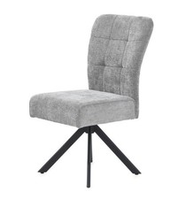 Esszimmerstuhl Polsterstuhl Drehstuhl Küchenstuhl Stuhl modern Chenille Grau
