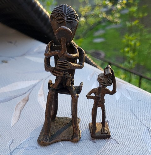 Afrikanische bronze figuren - bronze-figuren, |