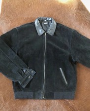Lederjacke polo schwarz - lederjacke,