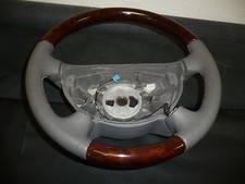 LENKRAD MERCEDES E-KLASSE W211 LEDER/HOLZ LEDERLENKRAD NEU BEZIEHEN  NEUBEZIEHEN