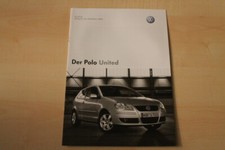 69423) VW Polo 9N United - Preise & Extras - Prospekt 10/2007