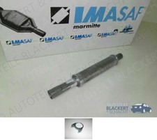 IMASAF Auspuff Vorschalldämpfer+Schellen für VW Golf 3+Vento 2.8 VR6 1993-1998
