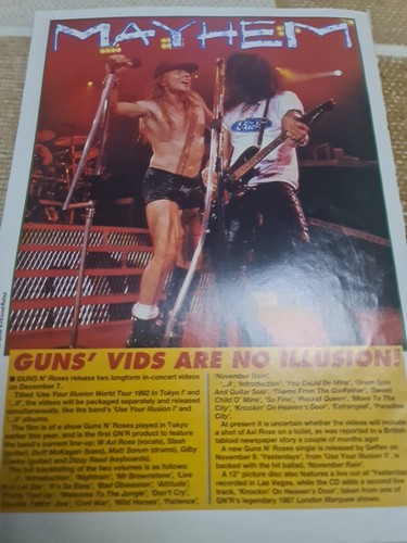 Vintage axl slash guns roses - axl,