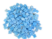 Mosaiksteine 500 g hellblau
