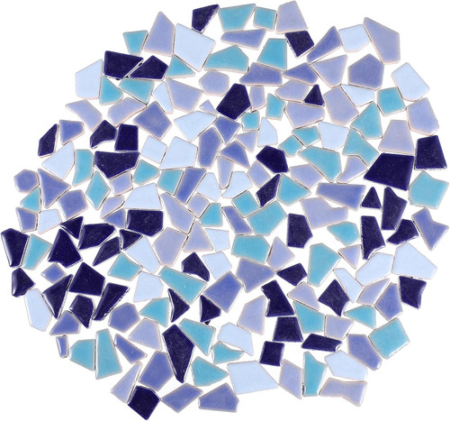 200g bunte keramik - bunte, mosaik