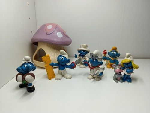 10x schlümpfe sammelfiguren - 10x,