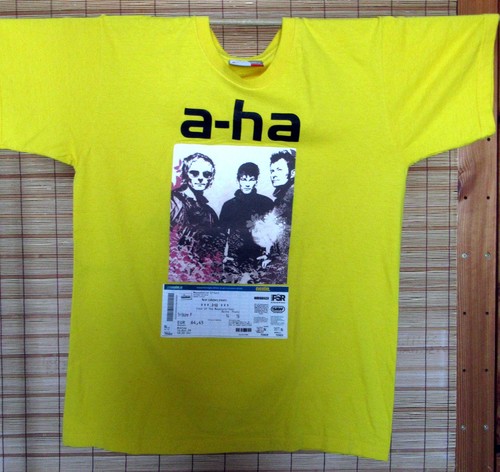 Gelbes bandshirt tourshirt - tourshirt,