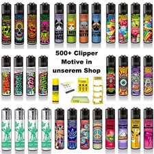 Clipper® Feuerzeuge Mix Metall Modelle & Feuersteine Ständer Ersatzteile uvm NEU