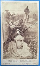 Carte de Visite, KAISER & KAISERIN VON MEXIKO, Gedenkbild, photo, Adel, CDV