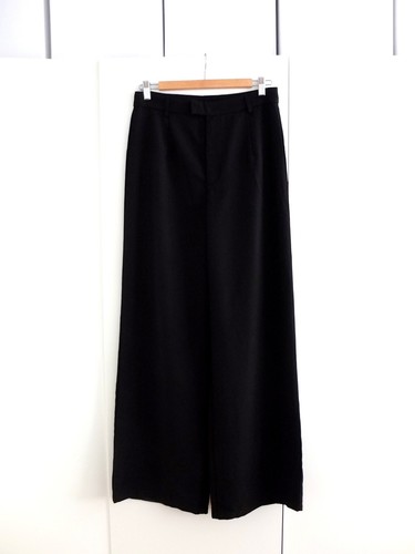 Schwarze shein stoffhose l - shein,