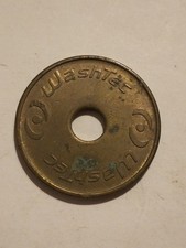 Medaille Jeton Token Spielmarke  Waschmuenze Ø 25 mm Metall WashTec
