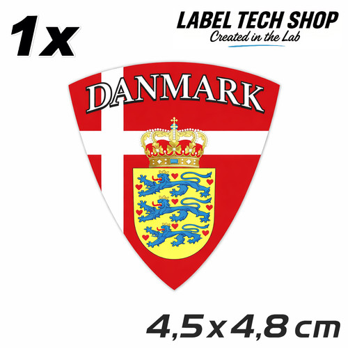 Dänemark aufkleber denmark - aufkleber,