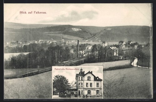 Falkenau ortsansicht mit - ortsansicht,