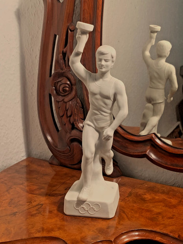 Sportler figur porzellan - sportler,