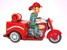 FIND MY 1123 SHOP-TOYS ! T:N.NOMURA 1950 "FIRE DEPT. NO 3" BO OK, 26cm, NEAR NEW