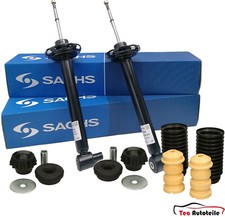 2x SACHS Stoßdämpfer + Domlager hinten für mit verstärktem Fahrwerk Audi A4 B5