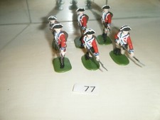 Figuren 1:32 Nr77Handbemalte Britische Infantry American Revolution 1774