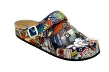 Clog-Tiefbettsandale AWC Comic