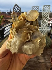 Rauchquarz Auf Muskovit Stufe