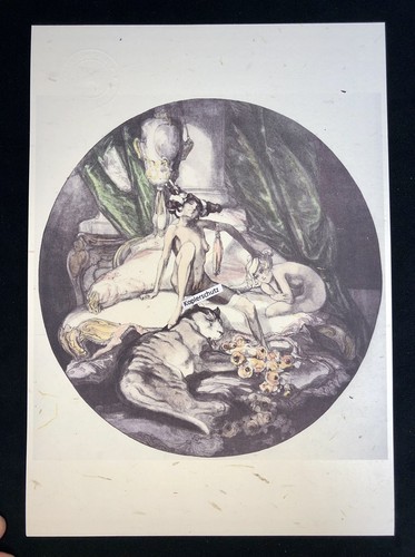 Erotische farblithografie - ,