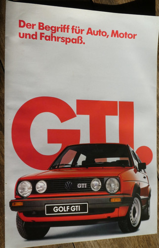 Gti prospekt 1985 vw - ,