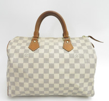 Original Louis Vuitton Damier Azur Speedy 30 Handtasche F#48011